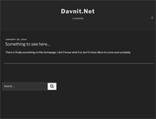 Tablet Screenshot of davnit.net